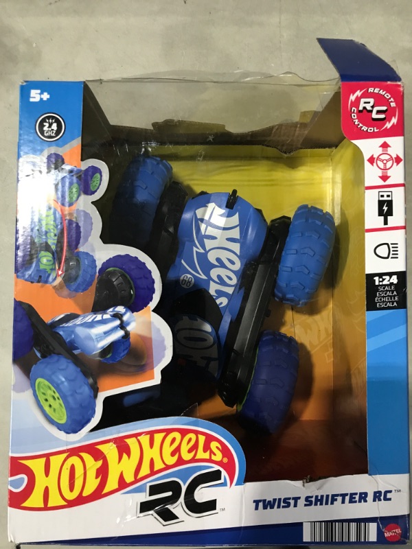 Photo 2 of Hot Wheels Twist Shifter RC, Remote-Control Vehicle, 