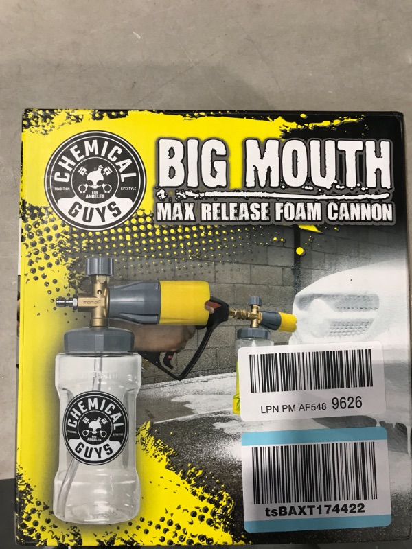 Photo 2 of Chemical Guys EQP324 Big Mouth Max Release Foam Cannon 34 oz Bottle