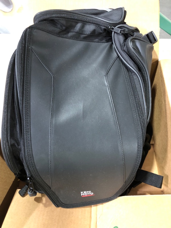 Photo 1 of KEMIMOTO Motorcycle Tail Bag Expandable Sissy bar Bag 1 