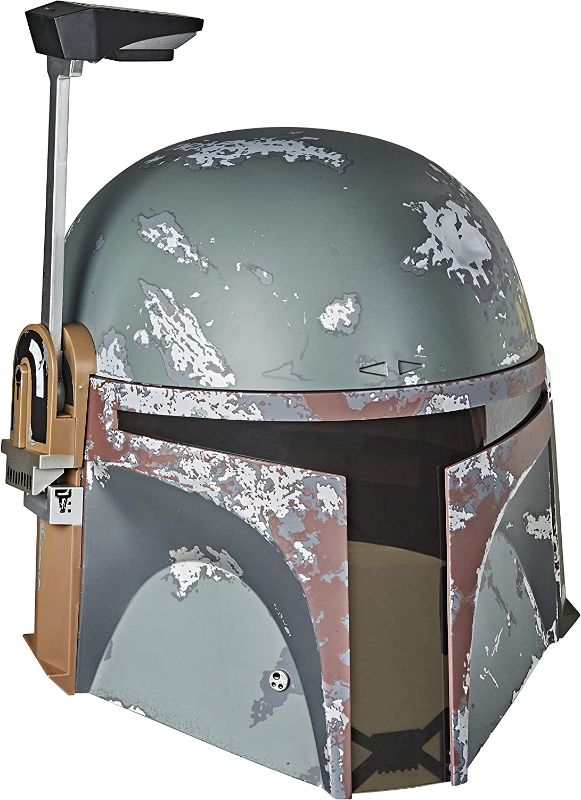 Photo 1 of Collect Collector Star Wars Black Series - Mandalorian Electronic Helmet. Commemorate Star Wars with The Mandalorian Premium Black Series Electronic Helmet