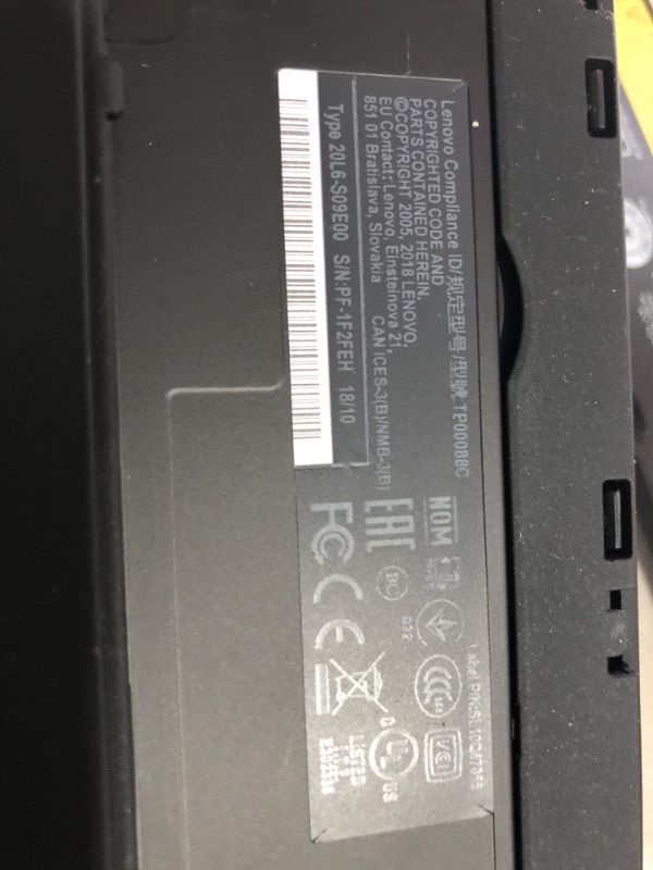 Photo 11 of ***REFURBISHED/COSMETIC DAMAGE*** Lenovo ThinkPad T480 14 HD Laptop - Intel Core i5-8350U, 16GB RAM, 256GB SSD, Webcam, Windows 10 Pro (Renewed)
