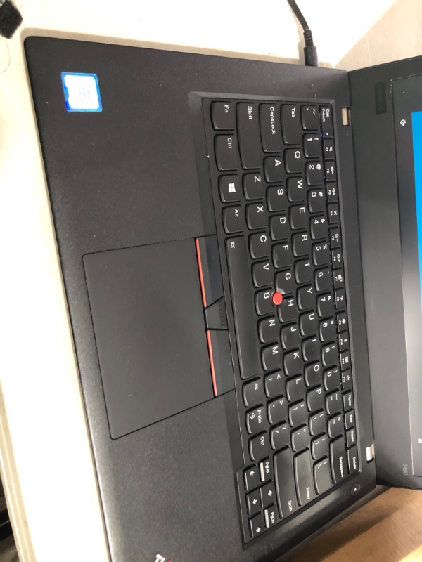 Photo 13 of ***REFURBISHED/COSMETIC DAMAGE*** Lenovo ThinkPad T480 14 HD Laptop - Intel Core i5-8350U, 16GB RAM, 256GB SSD, Webcam, Windows 10 Pro (Renewed)
