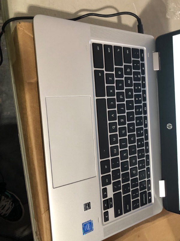 Photo 4 of ***MISSING POWER CORD*** HP Chromebook x360 14a 2-in-1 Laptop, Intel Pentium Silver N5000 Processor, 4 GB RAM, 64 GB eMMC, 14" HD Display, Chrome OS with Webcam & Dual Mics (14a-ca0022nr, 2021)
