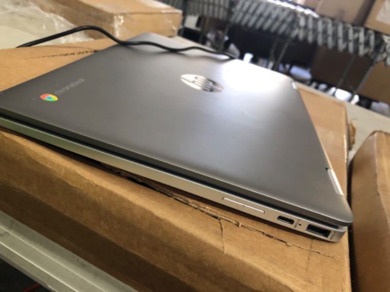 Photo 2 of ***MISSING POWER CORD*** HP Chromebook x360 14a 2-in-1 Laptop, Intel Pentium Silver N5000 Processor, 4 GB RAM, 64 GB eMMC, 14" HD Display, Chrome OS with Webcam & Dual Mics (14a-ca0022nr, 2021)
