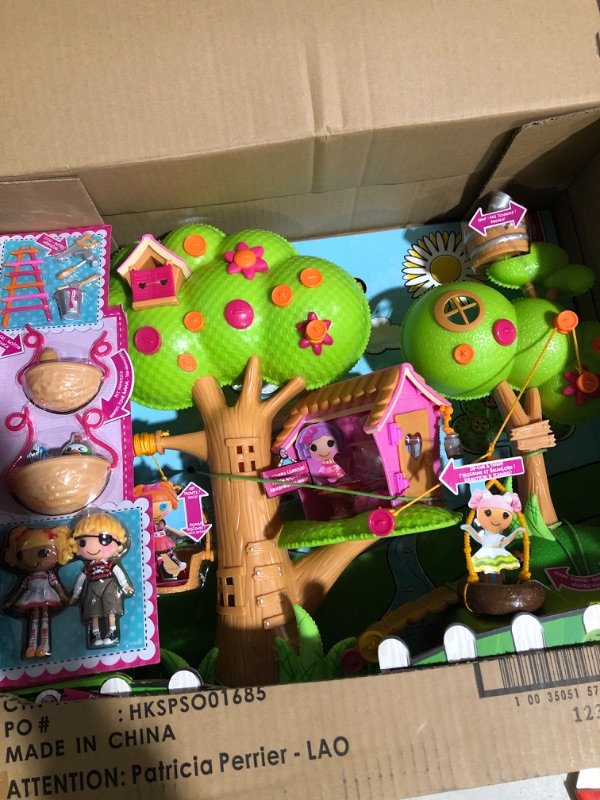 Photo 2 of **see all pictures**
Lalaloopsy Mini Treehouse Playset with 2 Dolls, 2 Pets, and 18+ Accessories, Tire Swing, Zipline, 