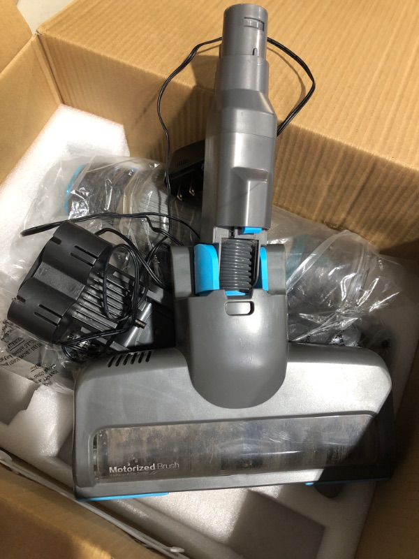 Photo 3 of ***item used and dirty**see all images**
WLUPEL Cordless Vacuum Cleaner, 33Kpa Stick Vacuum Cleaner, 400W Handheld Vacuum with LED Touch Screen,