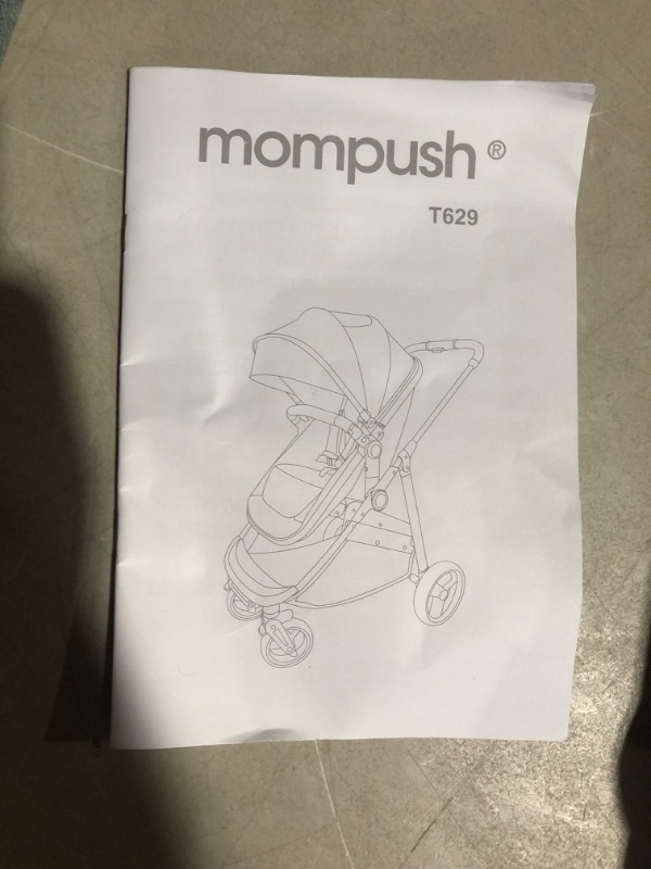 Photo 4 of ***DIRTY - SEE PICTURES***
Mompush Wiz 2-in-1 Baby Stroller with Bassinet Mode - Sage