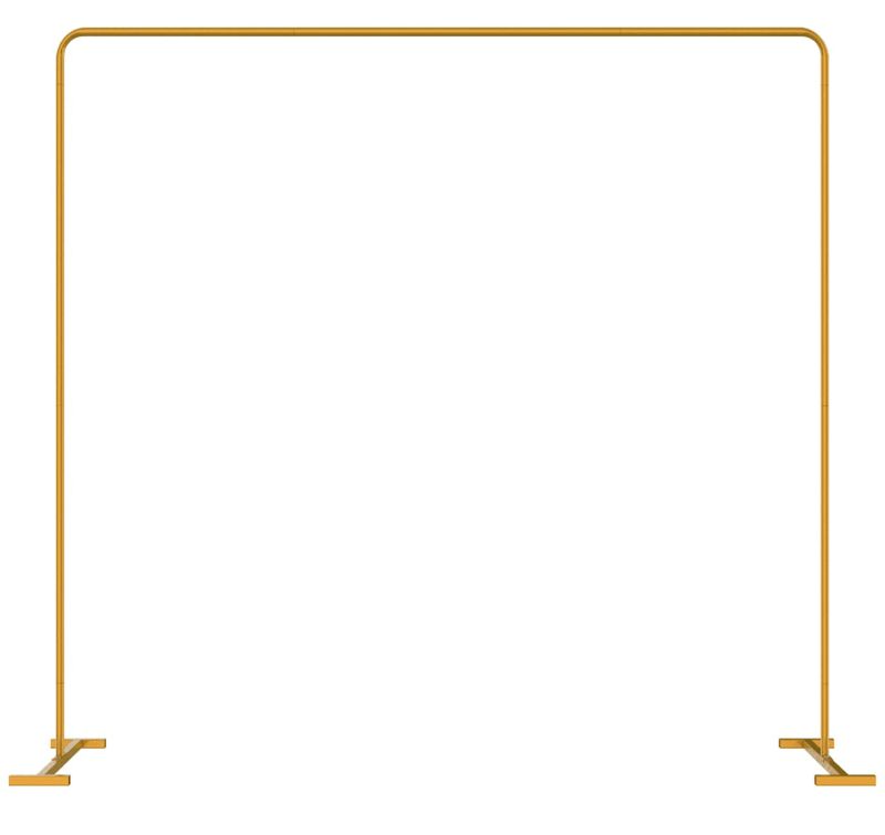 Photo 1 of **PARTS ONLY**
HEAVY DUTY GOLD METAL SQUARE BACKDROP STAND ARCH
