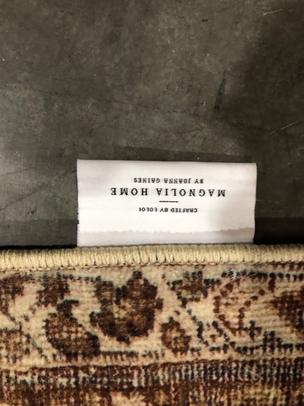 Photo 4 of Magnolia Home by Joanna Gaines x Loloi Sinclair SIN-06 Collection Machine Washable Clay / Tobacco 8'-6" x 11'-6" Area Rug 8'-6" x 11'-6" Clay / Tobacco