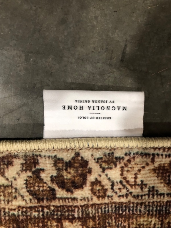 Photo 4 of **STOCK PHOTO IS A REFERNCE ONLY** USED/DAMAGED Magnolia Home by Joanna Gaines x Loloi Sinclair SIN-06 Collection Machine Washable Clay / Tobacco 8'-6" x 11'-6" Area Rug