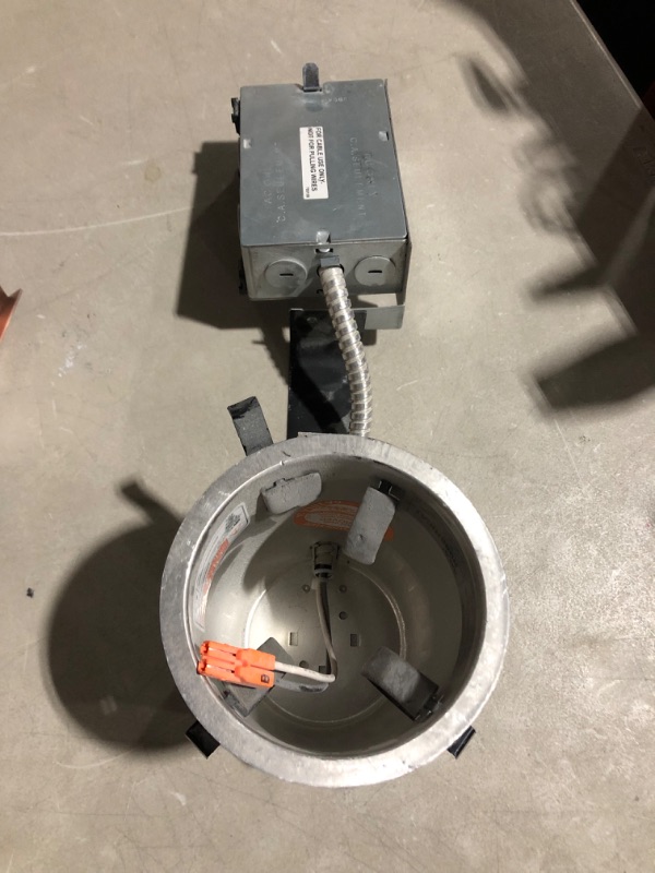Photo 1 of 3492030 LED REMODEL HOUSING 4 Halo Silver 4 in. W Aluminum LED Recessed Lighting Housing