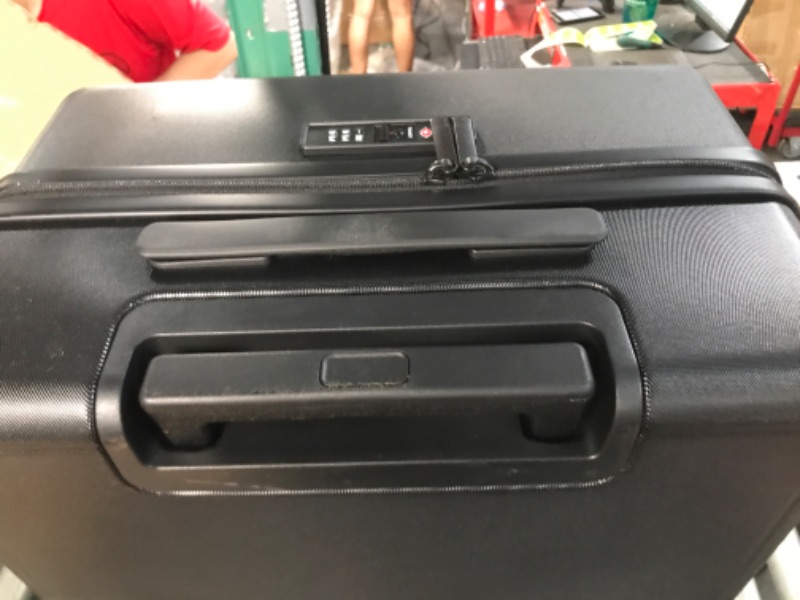 Photo 5 of (MINOR DAMAGE) LEVEL8 Elegance Checked Luggage, 24 Inch Hardside Suitcase