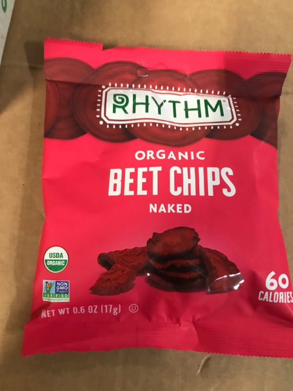 Photo 2 of  (SET OF 8) Rhythm Superfoods: Beet Chips Naked Org, 0.6 Oz