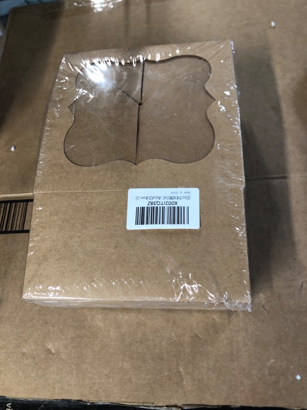Photo 1 of [25pcs]ONE MORE 6"x6"x3"Brown Bakery Boxes.