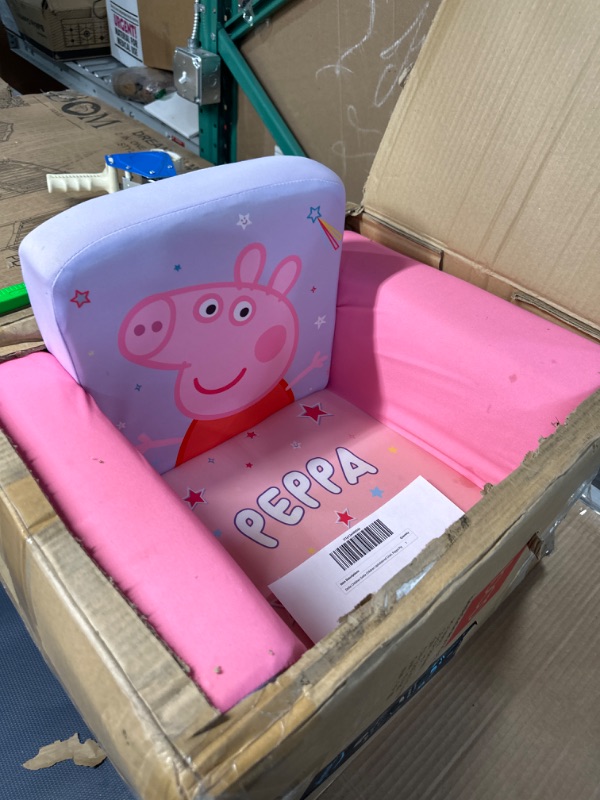 Photo 1 of Delta Children Delta Children Upholstered Chair, Peppa Pig