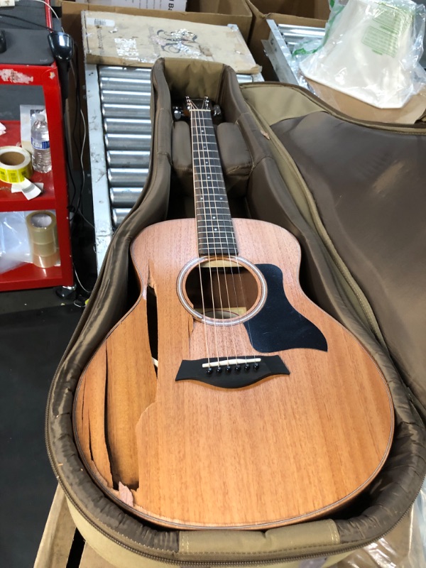 Photo 2 of *SEE NOTES**Taylor GS Mini Mahogany Acoustic Guitar - Natural with Black Pickguard