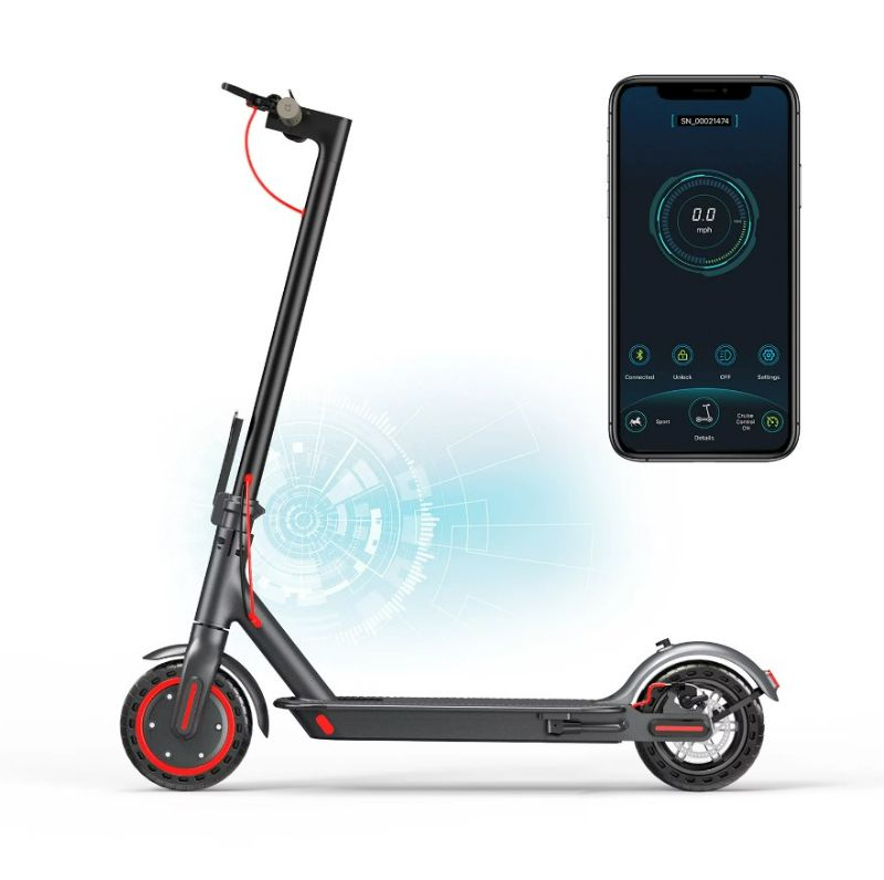 Photo 1 of (SEE NOTES) AOVOPRO ES80 350W 8.5' Foldable Electric Scooter for Adults and Child, 21 Miles Range