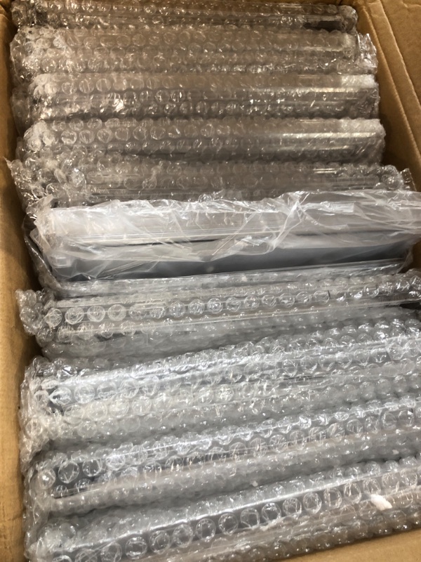Photo 1 of 10 Pack Shoe Boxes Clear Stackable, Large Shoe Storage Boxes