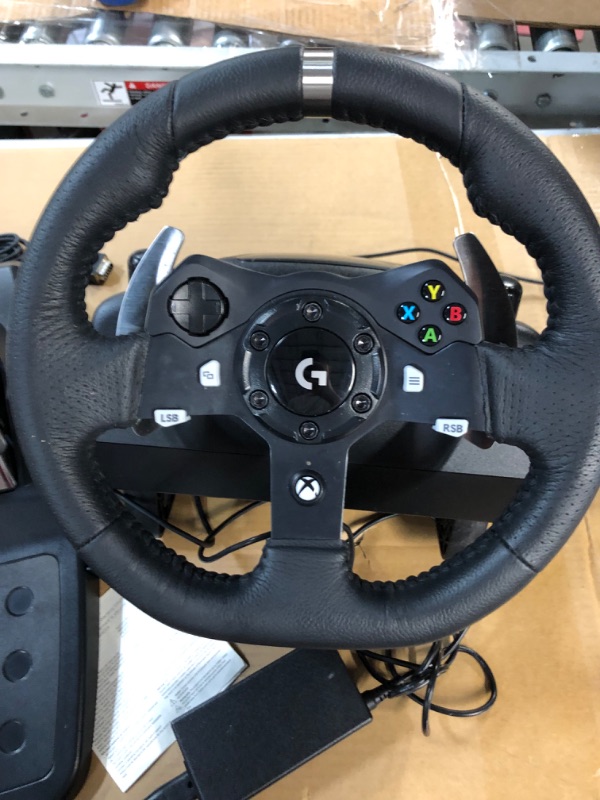 Photo 2 of (SEE NOTES) Logitech G920 Driving Force Racing Wheel and Floor Pedals