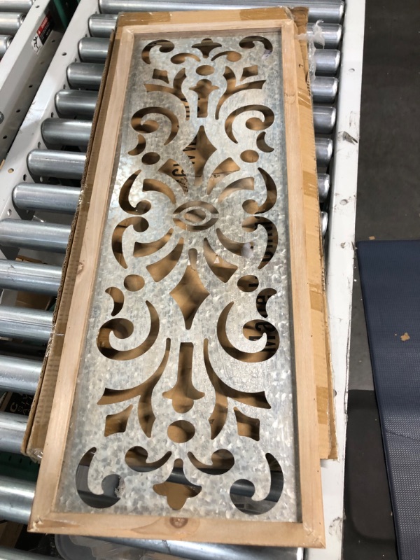 Photo 1 of **SEE NOTES**
Handmade Intricately Carved Arabesque Wall Decor, 12" x 1" x 36"