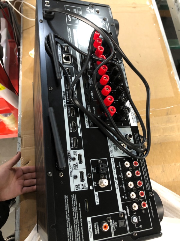 Photo 1 of **PARTS ONLY**
Onkyo TX-NR6050 7.2-Channel Network Home Theater Smart AV Receiver 8K/60, 4K/120Hz