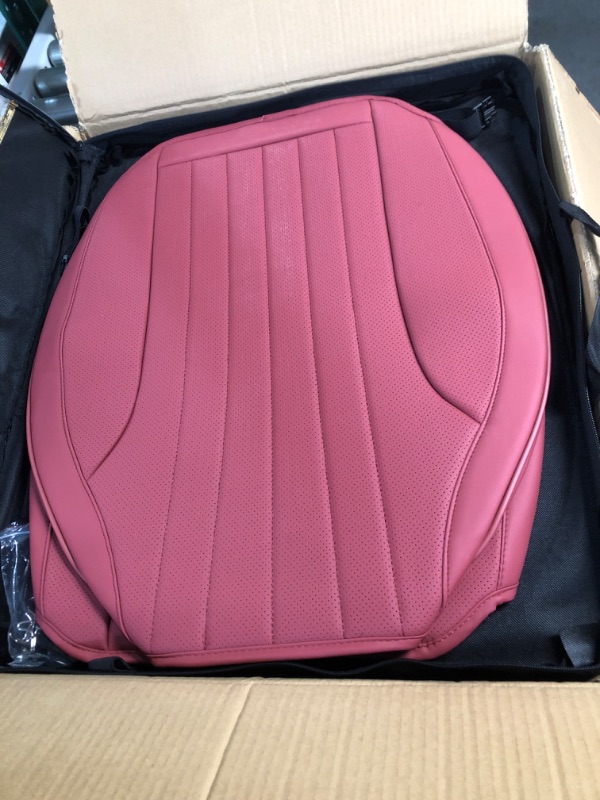 Photo 3 of FEELON 2PCS LB Car Seat Covers Front Bottom Seat Cushion Covers,