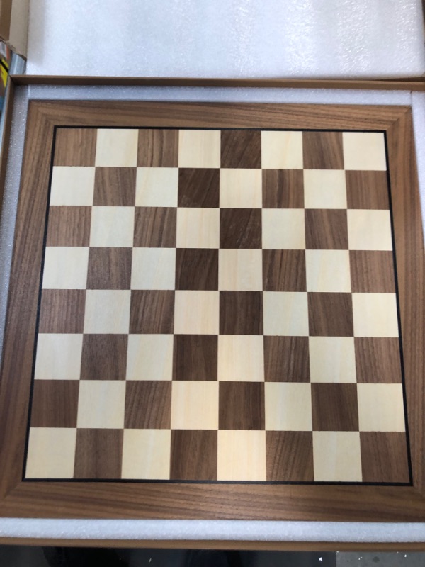 Photo 2 of AMEROUS 15 inches Wooden Chess Board Only