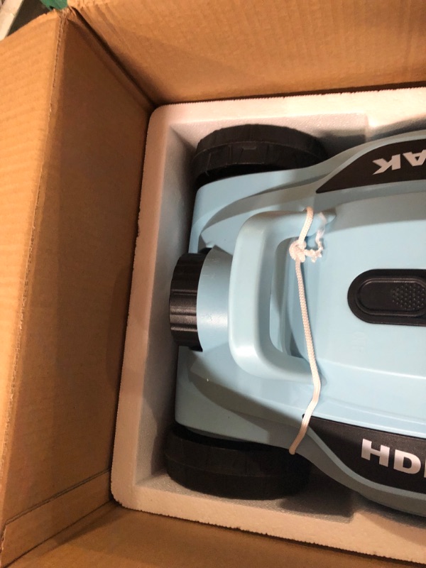 Photo 2 of **SEE NOTES**
Cordless Robotic Pool Cleaner, HDPEAK Pool Vacuum Lasts 110 Mins, Auto-Parking, Rechargeable