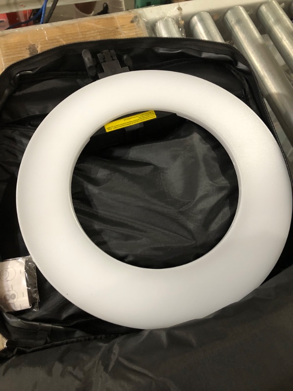 Photo 1 of GVM LED Ring Light Kit, 14 inch Bi-Color Ring Light