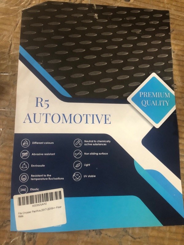 Photo 1 of Fits 2017-2023 Chrysler Pacifica Floor mats 