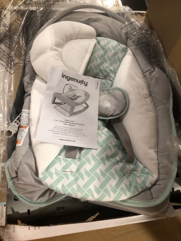 Photo 2 of Ingenuity Keep Cozy 3-in-1 Grow with Me Baby Bouncer.