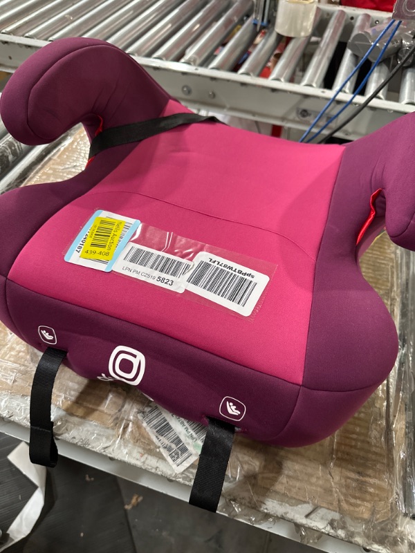 Photo 2 of Diono Solana 2 XL 2022, Dual Latch Connectors, Lightweight Backless Belt-Positioning Booster Car Seat, 8 Years 1 Booster Seat, Pink NEW! LATCH Connect Single Pink