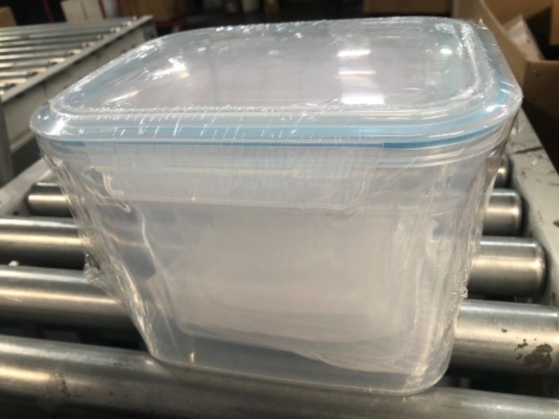 Photo 1 of LIHOOOOM Food Storage Containers with lids, 8-Piece Freezer Storage Containers Nesting Airtight Food Storage Boxes Meal Prep Plastic Containers for Kitchen Pantry 5L, Clear Container Multicolor Gasket A Multicolor-690ml/1600ml/3000ml/5000ml