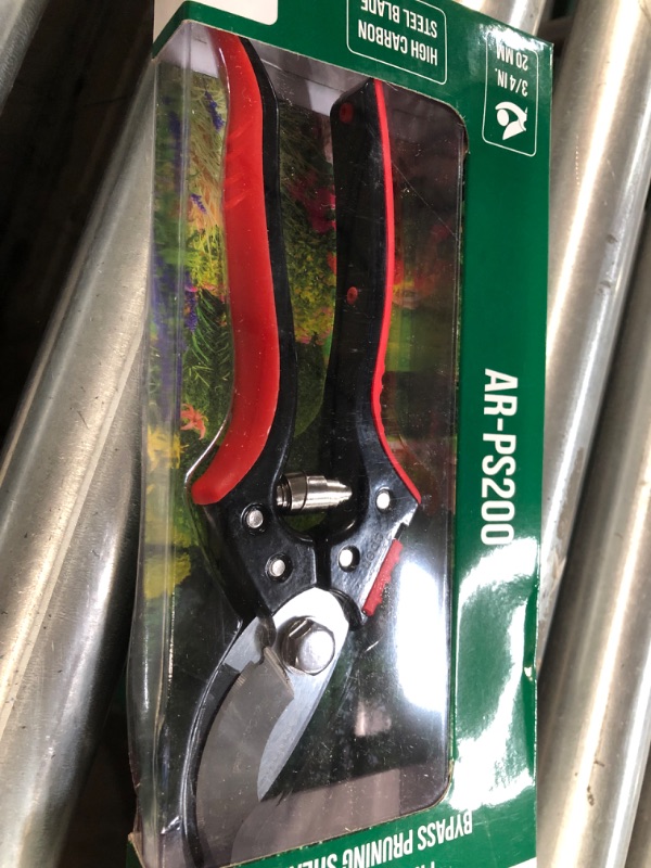 Photo 4 of (3x) AlpineReach Bypass Pruning Shears for Gardening, Professional & Sharp, Gift Box for Women & Men, Ergonomic 8" Hand Pruner, Wide 3/4” High Carbon Steel Blade trims tree branches, Heavy Duty Garden Tool