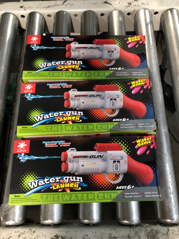 Photo 2 of 3PK - Electric Water Gun, One-Button Automatic Squirt Guns