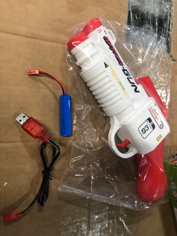 Photo 3 of 3 pack Red electric water gun