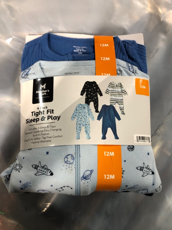 Photo 1 of Member's Mark Infant/Toddler 4-Pack Sleep and Play 12M
