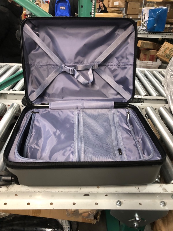 Photo 3 of  Carry on Luggage with Front Compartment, 20”, Spinner Wheels, TSA Lock, 22x14x9 )