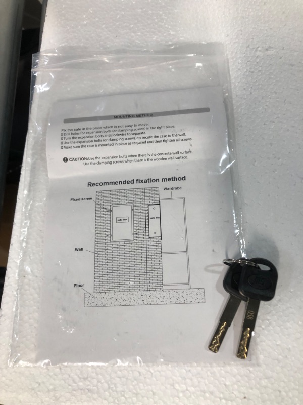 Photo 4 of 17.72" Tall Fireproof Wall Safes Between the Studs 16" Centers,