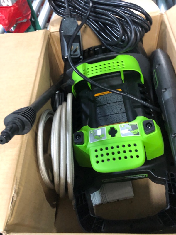 Photo 1 of * not functional * sold for parts * repair * 
Greenworks 1500 PSI 1.2 GPM Pressure Washer 