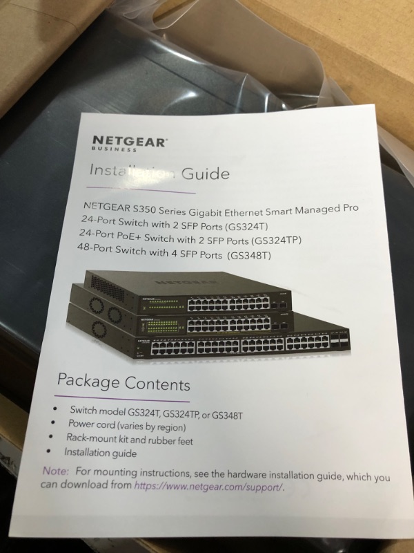 Photo 3 of NETGEAR 26-Port Gigabit Ethernet Smart Switch (GS324T) - with 2 x 1G SFP