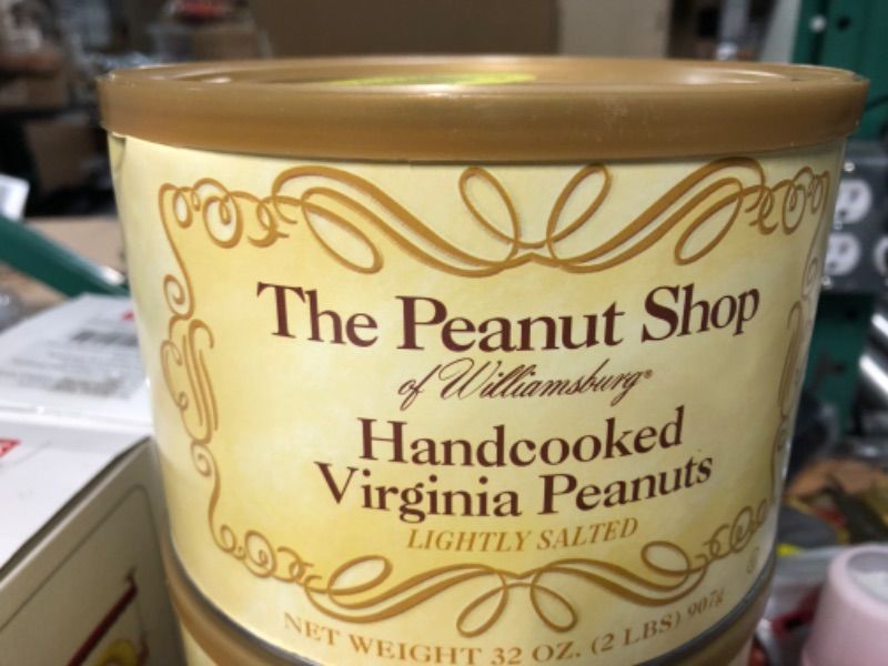 Photo 2 of The Peanut Shop of Williamsburg Handcooked Lightly Salted Virginia Peanuts - 32 oz. Lightly Salted 32 Ounce (Pack of 1)