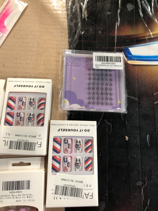 Photo 1 of MISC NAIL AND EYELASH BUNDLE**NO REFUNDS**