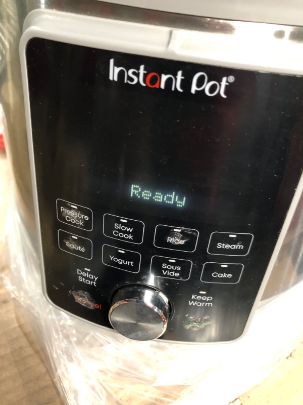 Photo 2 of * item will power on * will not cook * sold for parts * 
Instant Pot Duo Plus, 6-Quart Whisper Quiet 9-in-1 Electric Pressure Cooker