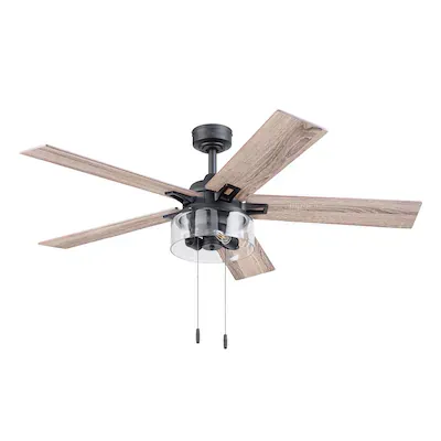 Photo 1 of **NONREFUNDABLE**FOR PRTS OR REPAIR**SEE NOTES**
Harbor Breeze Hathaway 52-in Matte Black LED Indoor Ceiling Fan with Light (5-Blade)