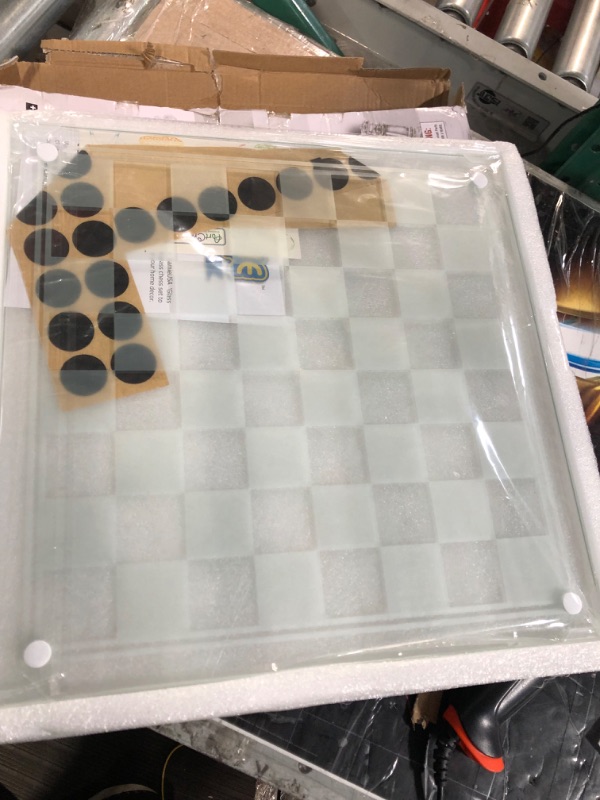 Photo 4 of 14 GLASS CHESS BOARD 