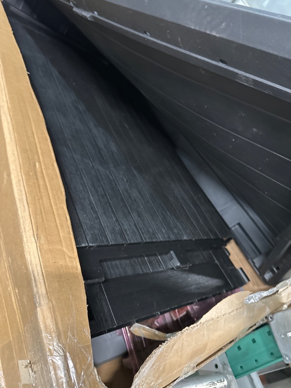 Photo 1 of *PARTS ONLY ITEM INCOMPLETE NO REFUNDS* Keter Store-It-Out Prime 4.3 x 2.3 Foot Resin Outdoor Storage Shed, Black