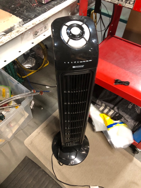 Photo 2 of **SEE NOTES**
Utilitech 40-in 3-Speed Indoor Black Oscillating Tower Fan with Remote
