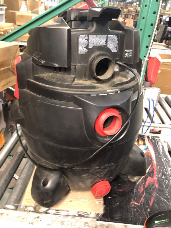 Photo 7 of **DIRTY/HEAVILY USED**
Shop-Vac 16-Gallons 6.5-HP Corded Shop Vacuum with Accessories Included
