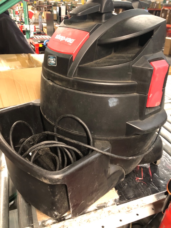 Photo 2 of **DIRTY/HEAVILY USED**
Shop-Vac 16-Gallons 6.5-HP Corded Shop Vacuum with Accessories Included
